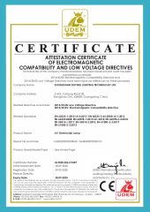 CE certificate from ZHONGSHAN SHIYING LIGHTING TECHNOLOGY.LTD.