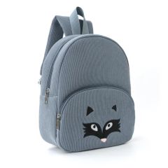 Unisex Corduroy Backpack Medium 24*10*31CM Beige Black Blue MOQ100 15D - Ningbo Yingxin Crafts Co., Ltd.