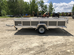 2022 Mission Trailers 6×12 Aluminum Open Utility w/Integrated Rear Ramp - Image 1