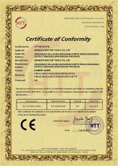 CE Certificate certificate from Qingdao Maxtop Tools Co., Ltd.