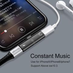 2 In 1 Dual Metal Splitter Adapter Audio For IPhone Device Brand Sparkle Used In iOS Device Material Metal Case Aux Compatibility 3.5mm - Image 4