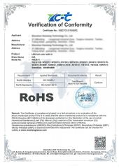 ROHS1 certificate from Jiangmen Xinghong Lighting Co., Ltd.