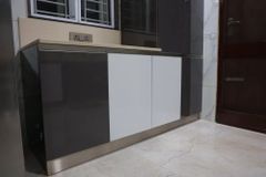 Commercial Kitchen Designers, Restaurant Interior Finishing Polished Brand Magical Designs Color Brown and White Work Done Wood Work & - Image 5