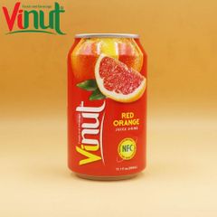330ml VINUT Can (Tinned) Original Taste Red Orange Juice Factory ODM Competitive price ISO HALAL HACCP Certificated - Image 1