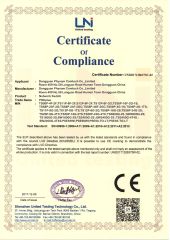 network CE LVD certificate from Dongguan Phynam Comtech Co., Ltd.