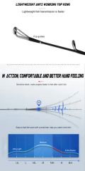 1.8m 2PCS Im8 Carbon Baitcasting Fishing Rods Moo 200 Line Class 3-7kg Sample Could Supply Production Capacity 50000 PCS / Month - Image 3
