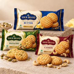 Biscuits in Butter pistachio and cashew - Image 1