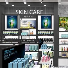 Supermarket Cosmetic Display Racks Beauty Supply Store Shelf Origin China Model NO. 022 Condition New Trademark GZowin Usage Cosmetic - Image 6