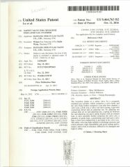 Safety valve US patent certificate from Danyang Feilun Gas Valve Co., Ltd.