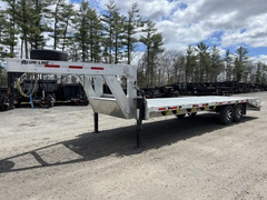2024 Alum Line Trailers 8.5×24 13K Aluminum Gooseneck w/Flip-Over Ramps - Image 2