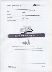 BSCI certificate from Taizhou Goddess Playingcards Co., Ltd.