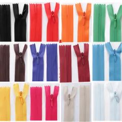 Rose Color 3# Long Invisible Zippers Sewing Clothes Nylon Coil Zipper - Image 6