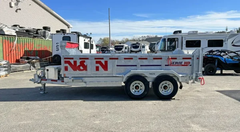 Dump trailers / 2024 N&N Trailers 7×14 14K Galvanized Hydraulic Dump w/Ramps, 2-Way Spreader Gate, Tarp Kit - Image 2