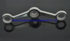 300mm Stainless Steel Glass Spider with 2 Arms 180° Glass Fitting Hardware, Point-Fixed Curtain Wall Hardware with High Quality and Best Price - Image 4