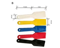Durable Plastic Ink Spatulas for Screen Printing MOQ 1 Piece Origin China Trademark hanze Samples Avaiable Specification plastic - Image 2