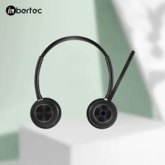 Noise-Cancelling Contact Center Bluetooth Wireless Headset with Multifunctional Buttons - Image 1