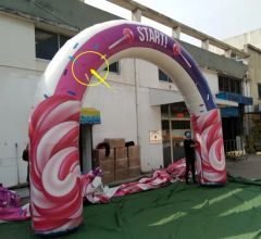 Custom Size Inflatable Arch for Outdoor Events Advertising Origin China Model NO. TJ010 Technics Sewing Trademark - Image 5