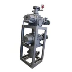 Low Pressure Pumping Speed Liquid Ring Backing Roots Vacuum Pump Units with Cooling System - Image 5