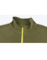 Customized Mens 100% Recycled Zip Fleece Jacket with Chest Pocket - Image 3