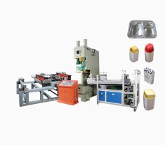Airline Aluminum Foil Container Aluminium Foil Tray Containers Punching Making Machine - Image 1