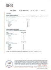 SGS for H & E Tape certificate from Foshan Casland Garments Co., Ltd.