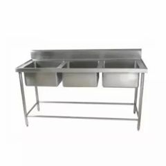 Stainless Steel Hand Wash Basin Finish Matt Durability High Steel Grade SS 304 Performance Efficient Mounting Type Wall - Image 3