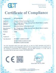 CE certificate from Shenzhen Kintop Technology Co., Ltd