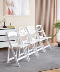 GHP-1024 White Foldable PP Chair Modern 39x45x85 15D Color White Style Modern Kind Plastic Folded Folded Condition New Model NO. GHP-1024 - Tianjin Tsr Import&Export Co., Ltd