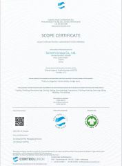 GOTS certificate of Nantong Sketch Textile Co., Ltd. – certificate photo, supplier certificates section