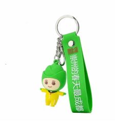 Customize 3D Cute Cartoon Characters PVC Silicone Keychain Pendant for Car Bag - Image 6