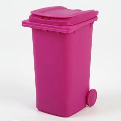 Promotional Gift Plastic Mini Waste Containers, Mini Trash Can Pen Holder - Image 1