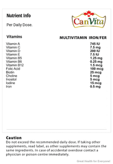 Canvita Kid’s Halal Multivitamins plus Iron Gummy (240 gummies/bottle) all multivitamins for kids for daily use - Image 11
