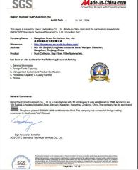 SGS Certification certificate of Hangzhou Createch Machinery Co., Ltd. – certificate photo, supplier certificates section