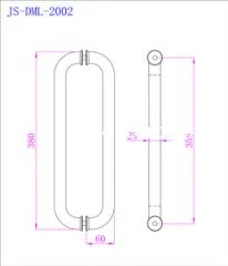 Customized Tubelar Office Glass Door Handle Grade Metal Handle - Image 6
