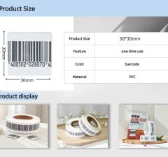 EAS Security Labels Anti Theft Magnetic Security Labels EAS Label - Image 2