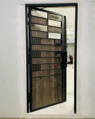 Mild Steel Door Frames Color Black Material Iron Height 6 - Tech Chem Professionals