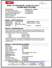 red 7 MSDS certificate of Shenzhen Huazhong Sun May Technology Co., Ltd – certificate photo, supplier certificates section