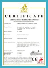 CE certificate from Flowflex Enterprise Co., Ltd.