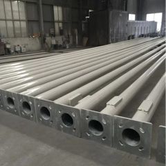 Conical Square Octagonal Lamp Post 12m Galvanized Steel Street Light Poles - Image 5
