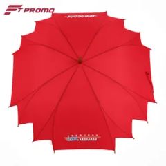 Anomalous Manual Open Umbrella with Logo Size 23*8k Origin China Fabric Pongee Model NO. U-043 Age Group Adult Certificate - Image 2