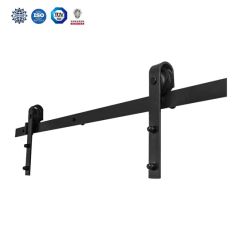 New Type Barn Door Hardware Accessories Color Black Origin China Model NO. BDH Trademark JNK Customerized Yes Install Fast and Easy - Image 1