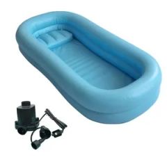 PVC Portable Adults Inflatable Bathtub Reclining Care Baths for The Elderly Medical Care Bath Pool - Suzhou Fencyal Import&Export Co.,LTD