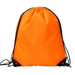 Custom Promotional Durable Drawstring Bag Waterproof Polyester Backpack for Gym and Sports - Image 2