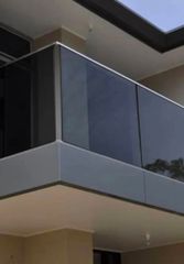 Aluminium Glass Balcony Railing, For Home, 6mm Position Balcony Glass Thickness 6mm Glass Pattern Plain Usage/Application - Image 2
