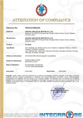 CE certificate from Haiyan Long Bo Dc Motor Co., Ltd