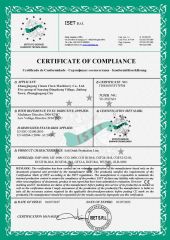 CE certificate certificate of SUZHOU ELLISON PACKING MACHINERY CO., LTD. – certificate photo, supplier certificates section
