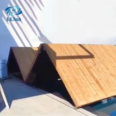 Auto-Folding Floor Pool Cover Customizable Outdoor Swimming Pool Deck Enclosure Accessory - Image 2