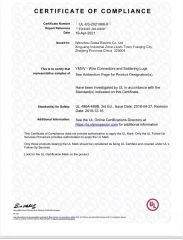 UL certificate from Wenzhou Soiea Electric Co., Ltd.