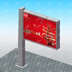 Metal Material Advertising Outdoor Billboard - Image 2