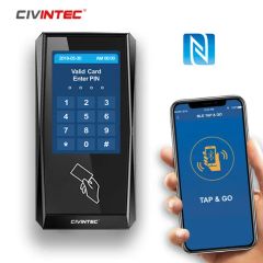 Wiegand Osdp MIFARE Screen Access Control Reader Keypad Origin China Power 12-30 VDC Tamper Alarm Yes Model NO. CT5-M-W Mobile ID NFC, - Image 4
